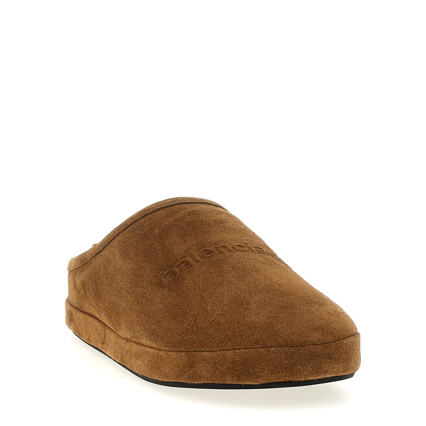 Balenciaga Brown Calfskin Mules