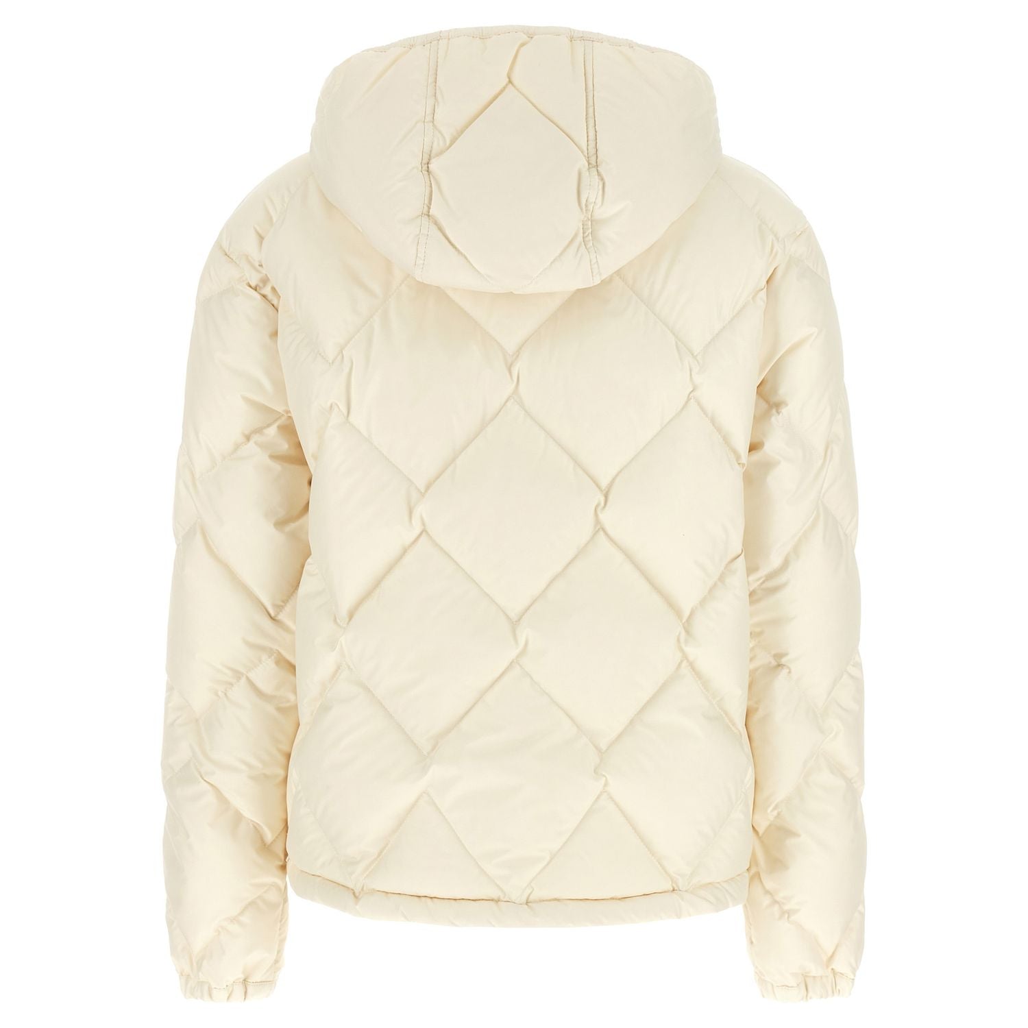 Moncler White Polyester Full-Length Jacket