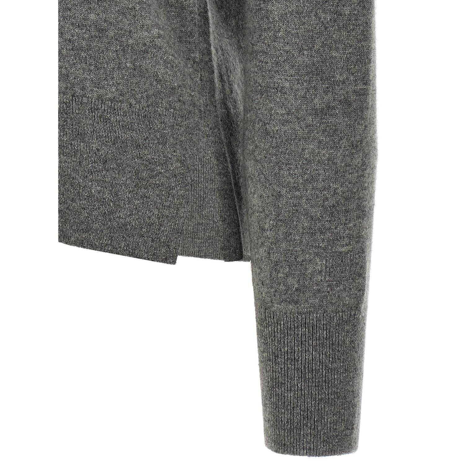 TOTEME Gray Cashmere Cardigan