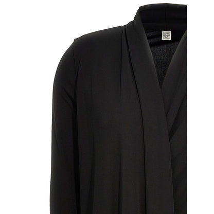 TOTEME Black Viscose Long Dress
