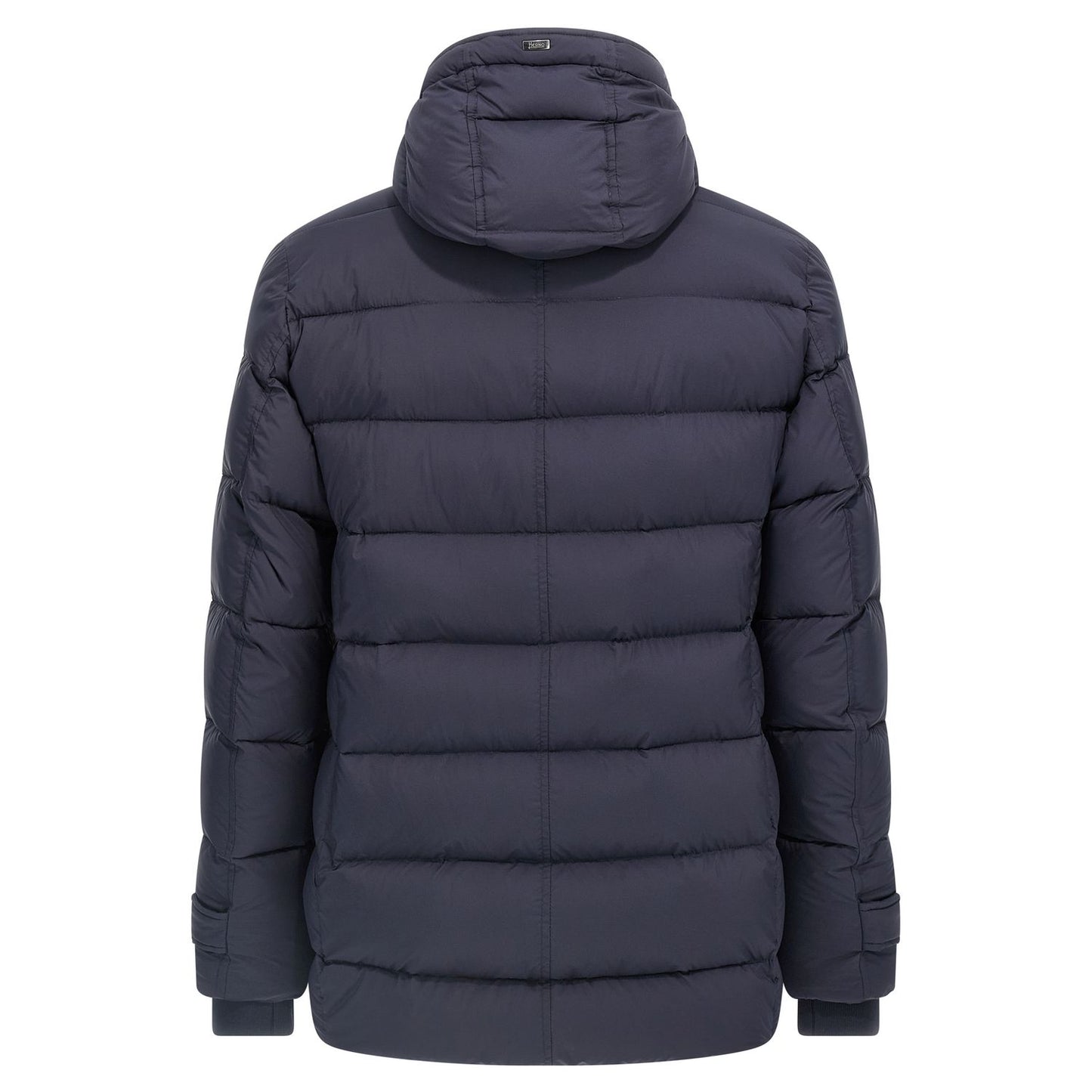 Herno Blue Polyamide Full-Length Jacket