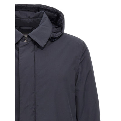 Herno Blue Polyester Parka