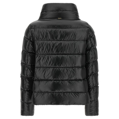 Herno Black Polyamide Full-Length Jacket
