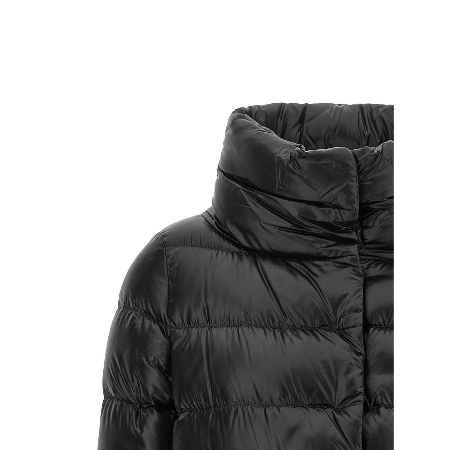 Herno Black Polyamide Full-Length Jacket
