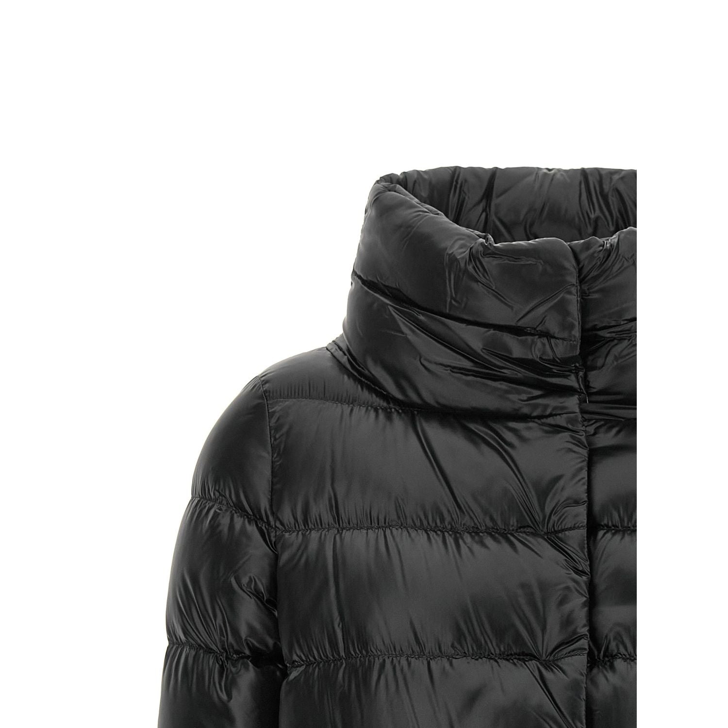 Herno Black Polyamide Full-Length Jacket