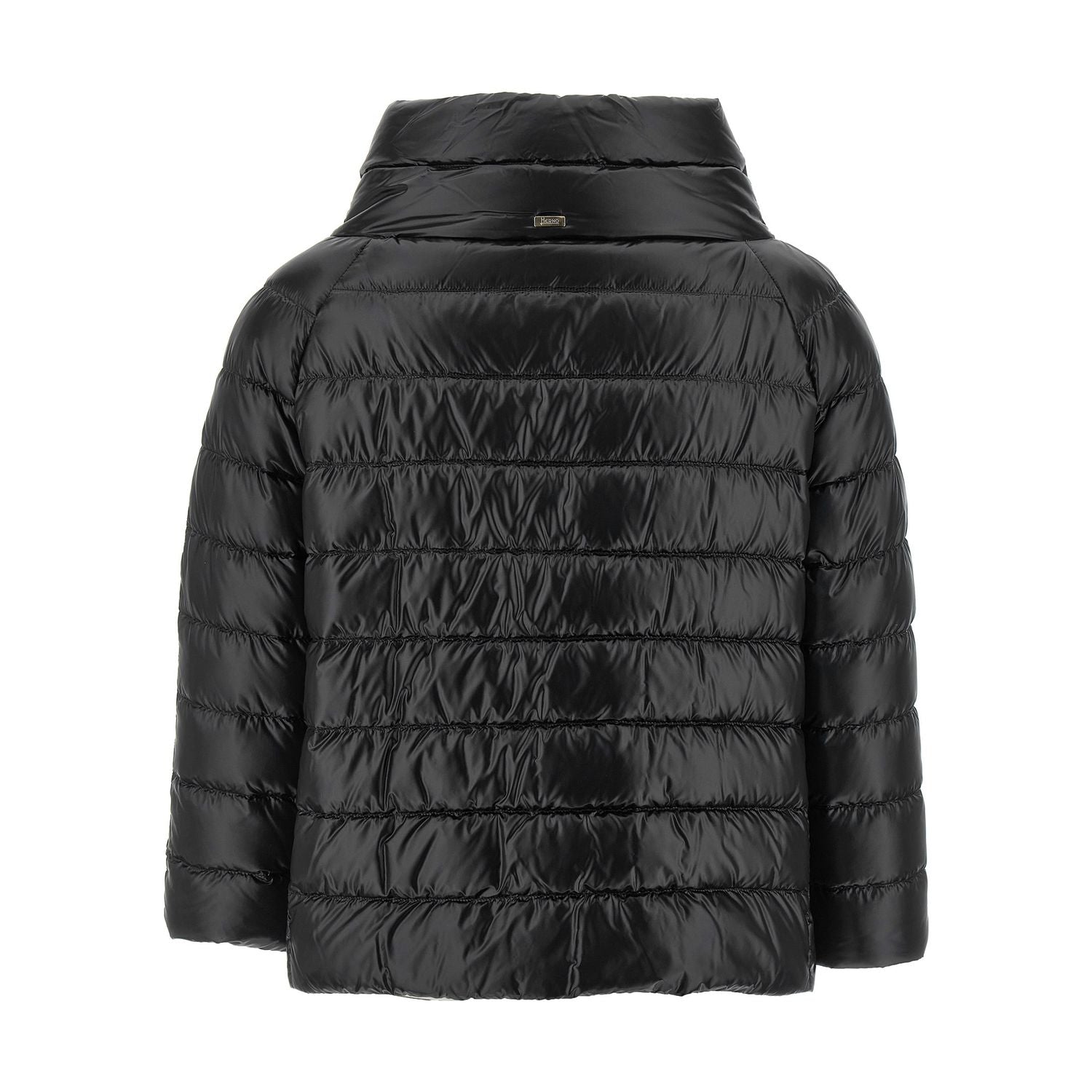Herno Black Polyamide Full-Length Jacket