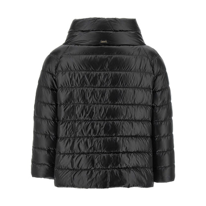 Herno Black Polyamide Full-Length Jacket