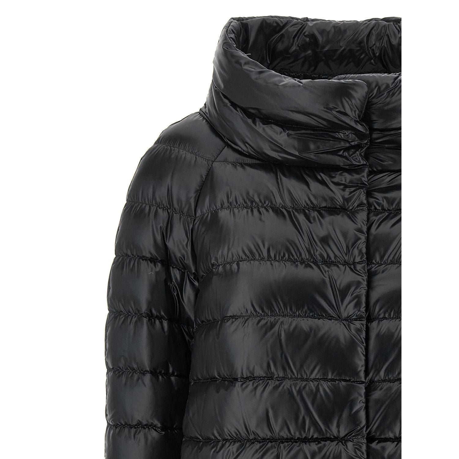 Herno Black Polyamide Full-Length Jacket