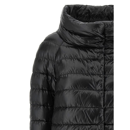Herno Black Polyamide Full-Length Jacket