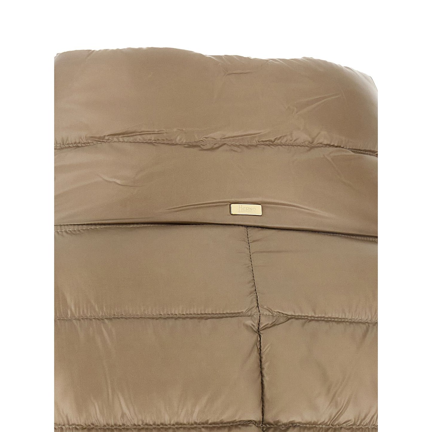 Herno Beige Polyamide Full-Length Jacket