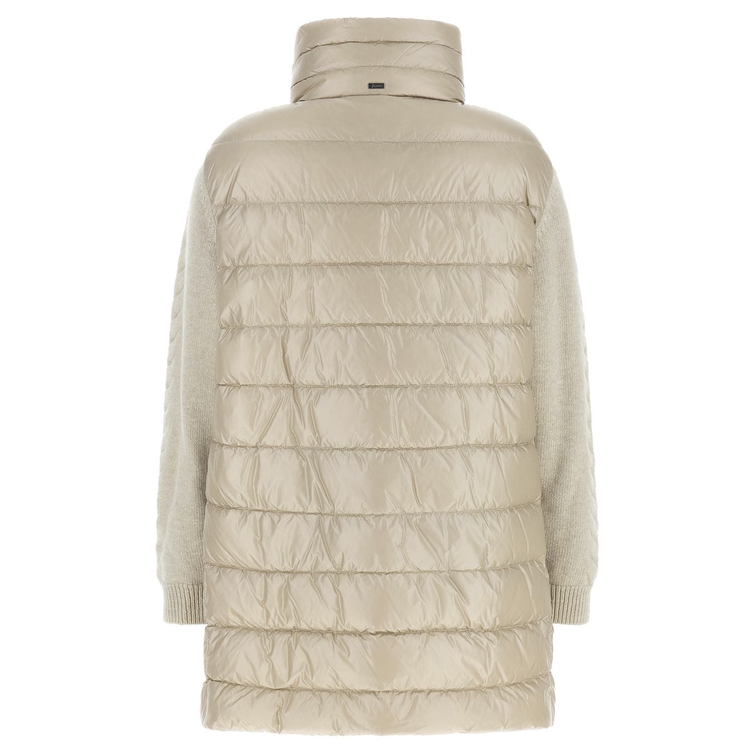 Herno Beige Polyamide Full-Length Jacket