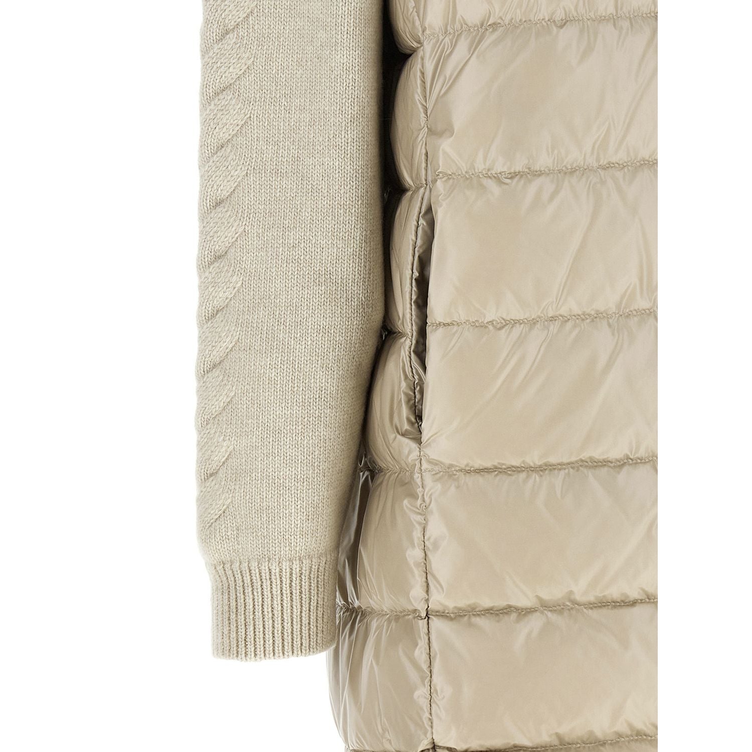 Herno Beige Polyamide Full-Length Jacket