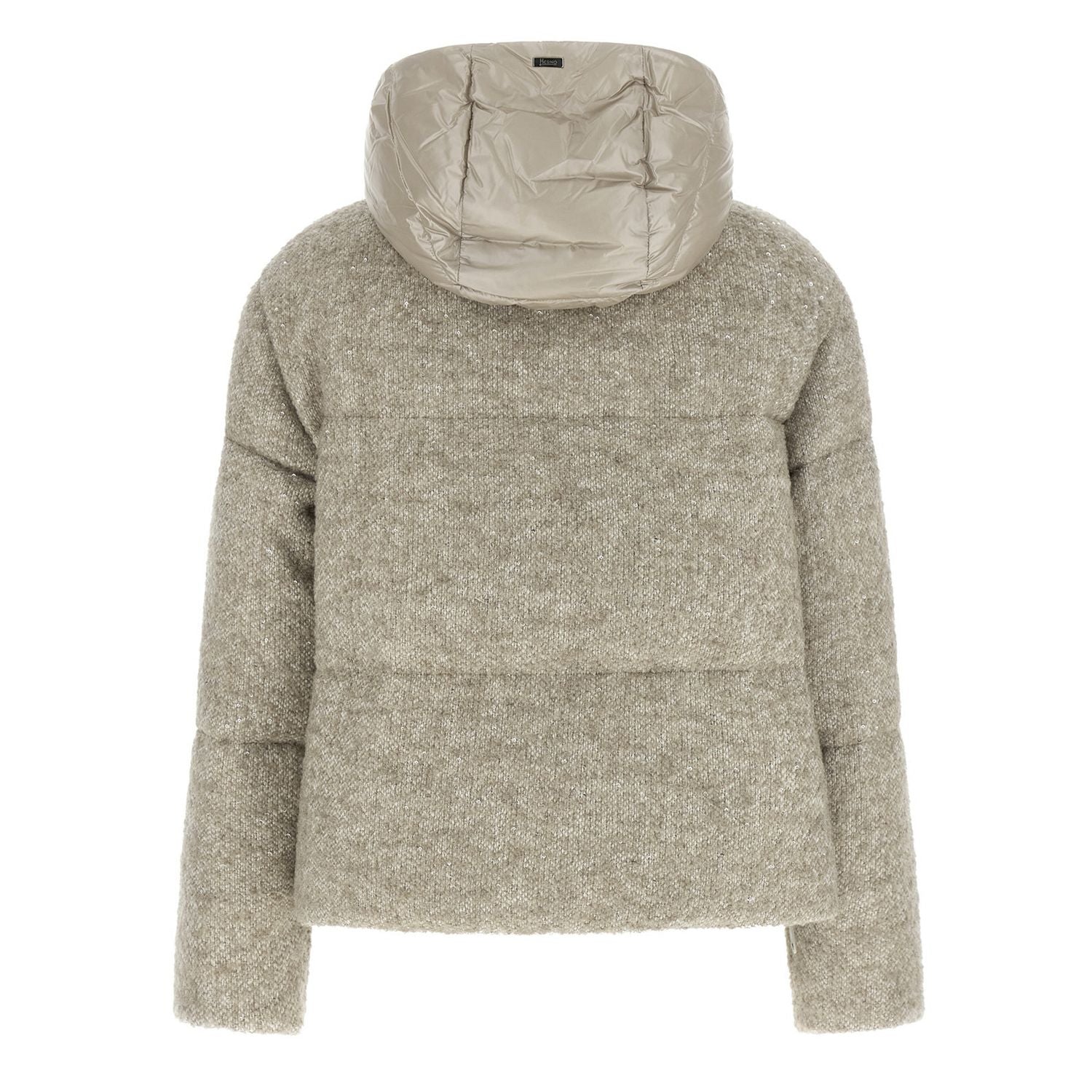 Herno Beige Wool Full-Length Jacket