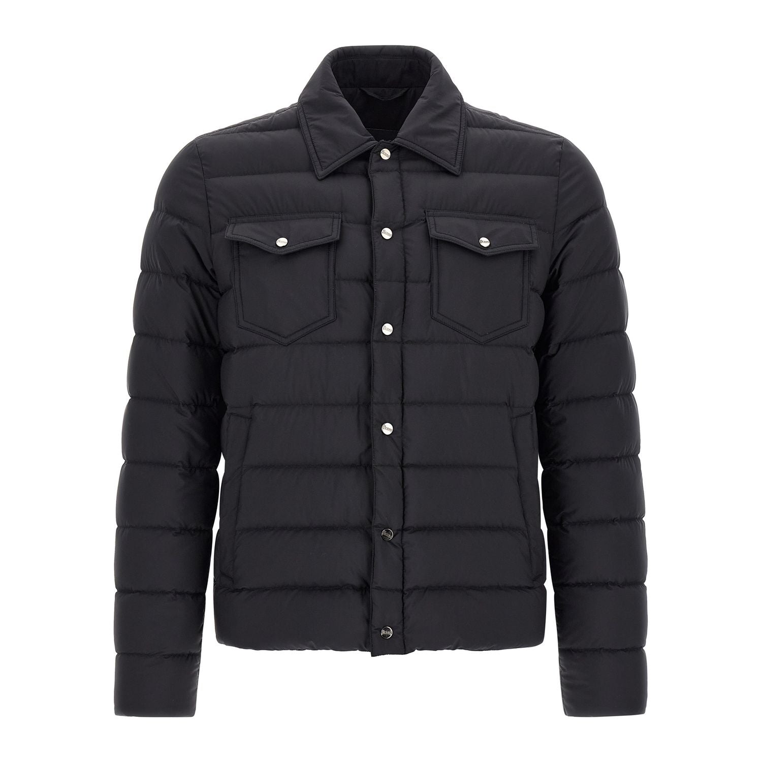 Herno Black Polyamide Full-Length Jacket