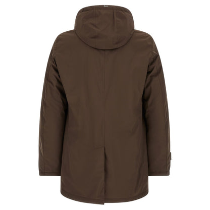 Herno Brown Polyester Parka
