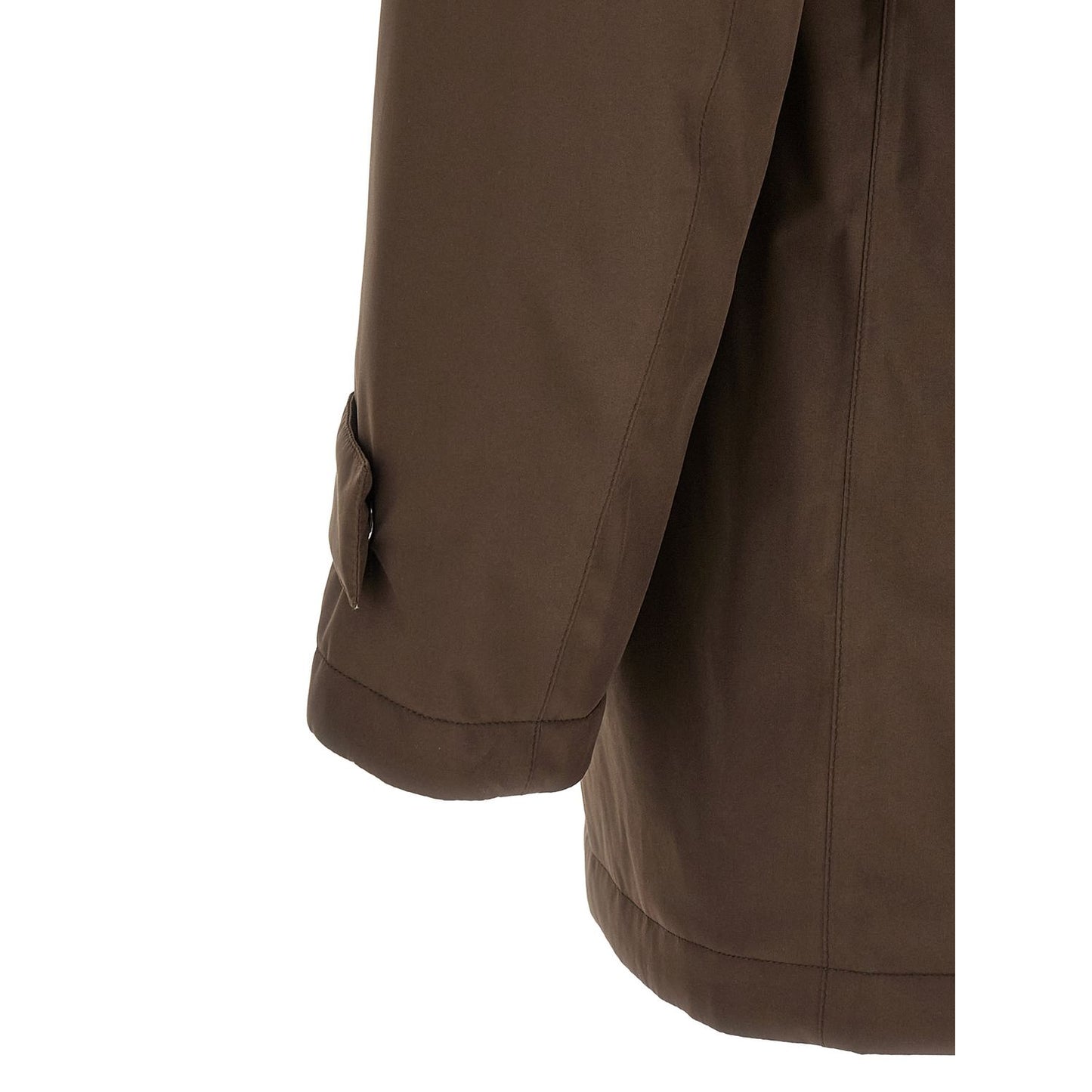 Herno Brown Polyester Parka