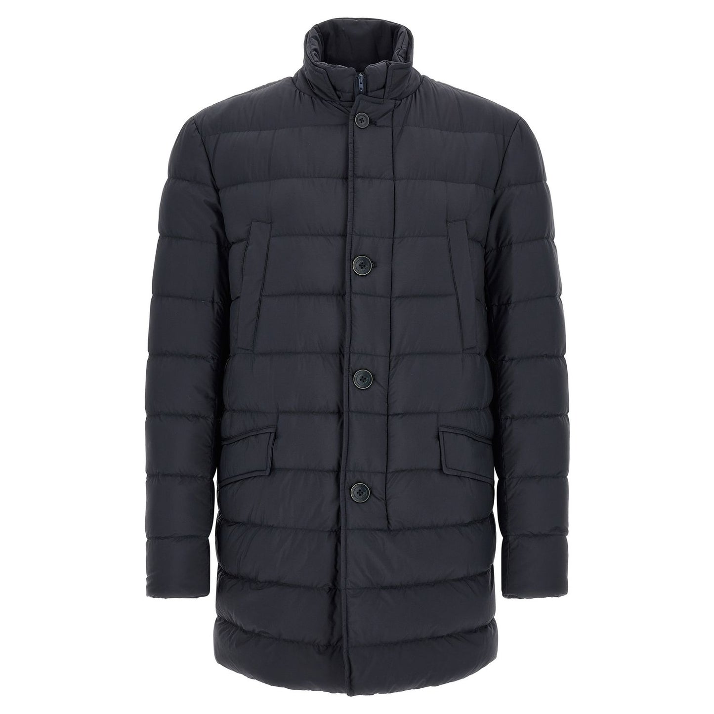 Herno Blue Polyamide Coat