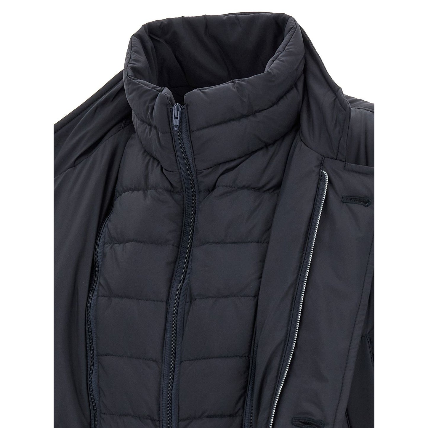 Herno Blue Polyamide Coat