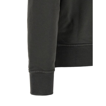 Stone Island Gray Cotton Sweatshirt