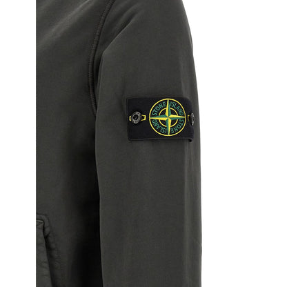 Stone Island Gray Cotton Sweatshirt