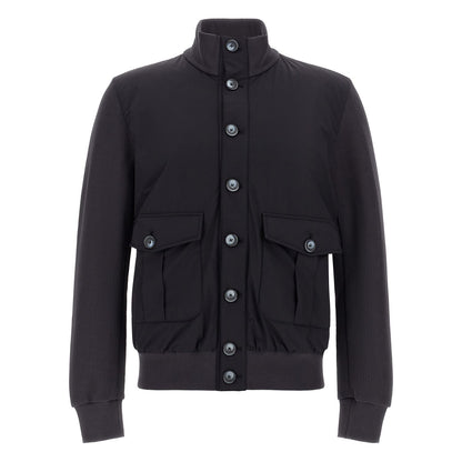 Herno Blue Cotton Jacket