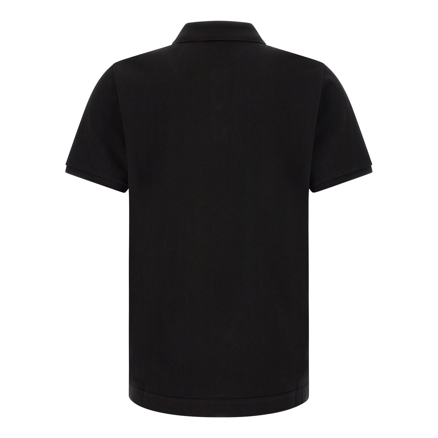 Moncler Black Leather Polo Shirt