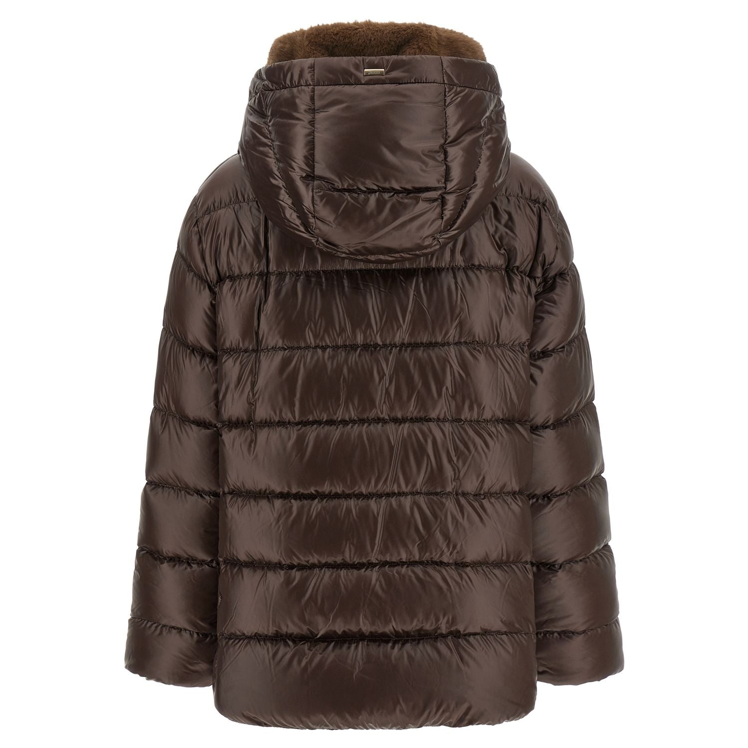 Herno Brown Polyamide Full-Length Jacket