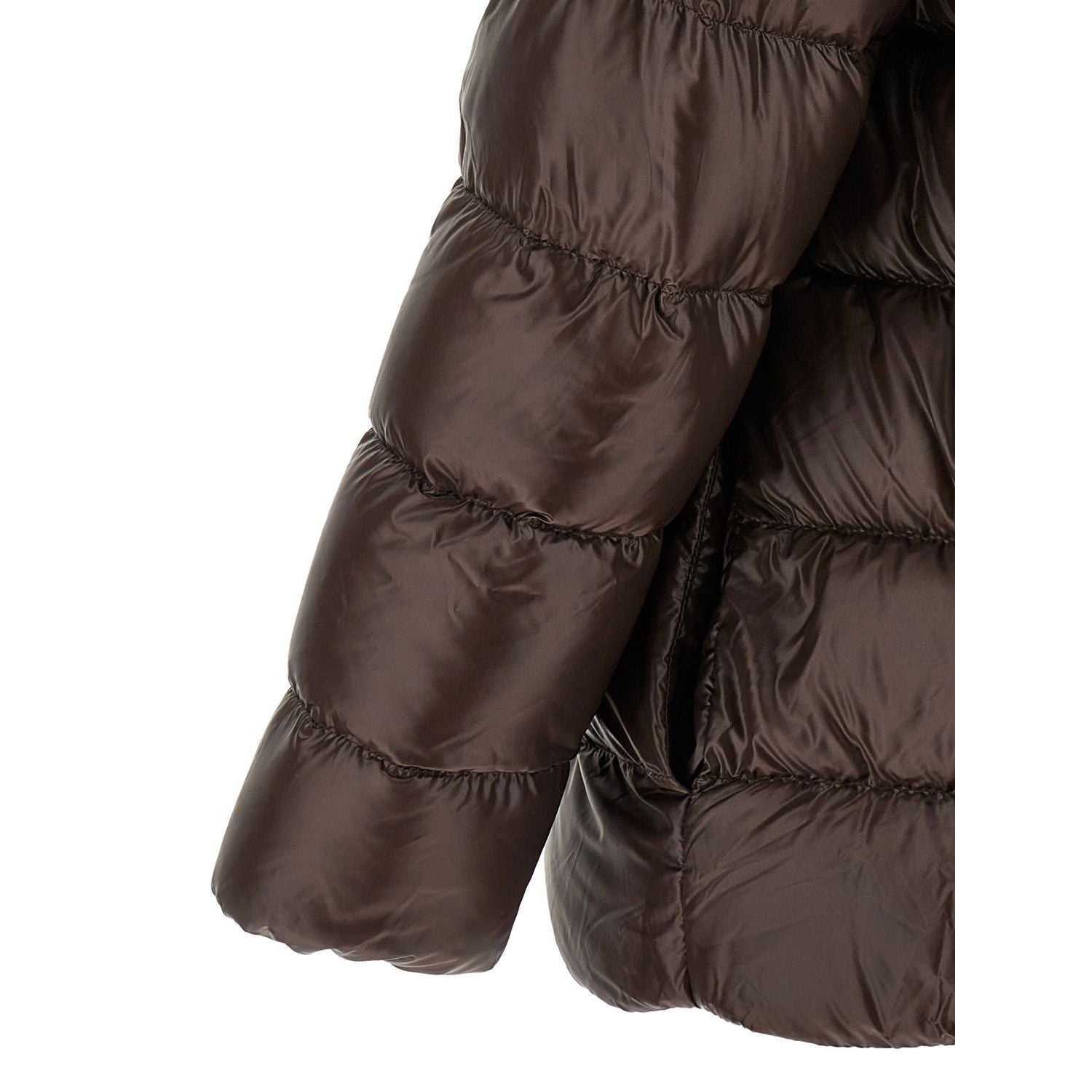 Herno Brown Polyamide Full-Length Jacket