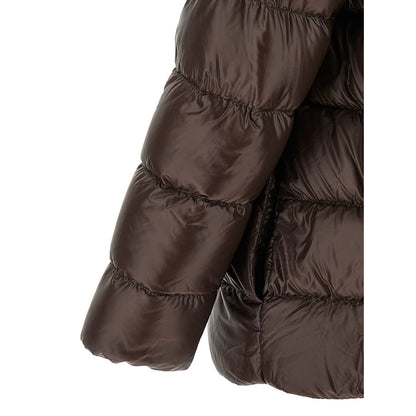 Herno Brown Polyamide Full-Length Jacket