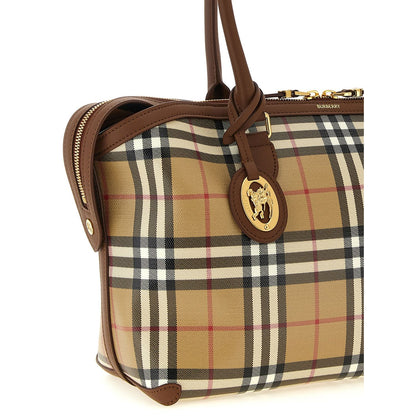 Burberry Beige Cotton Tote Bag