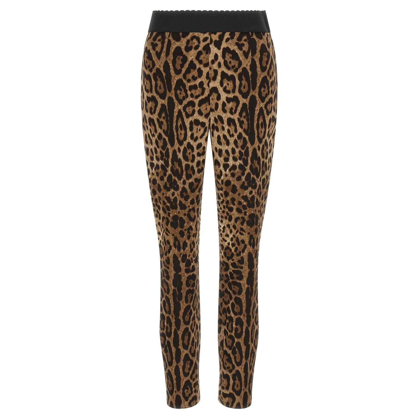 Dolce & Gabbana Brown Viscose Leggings
