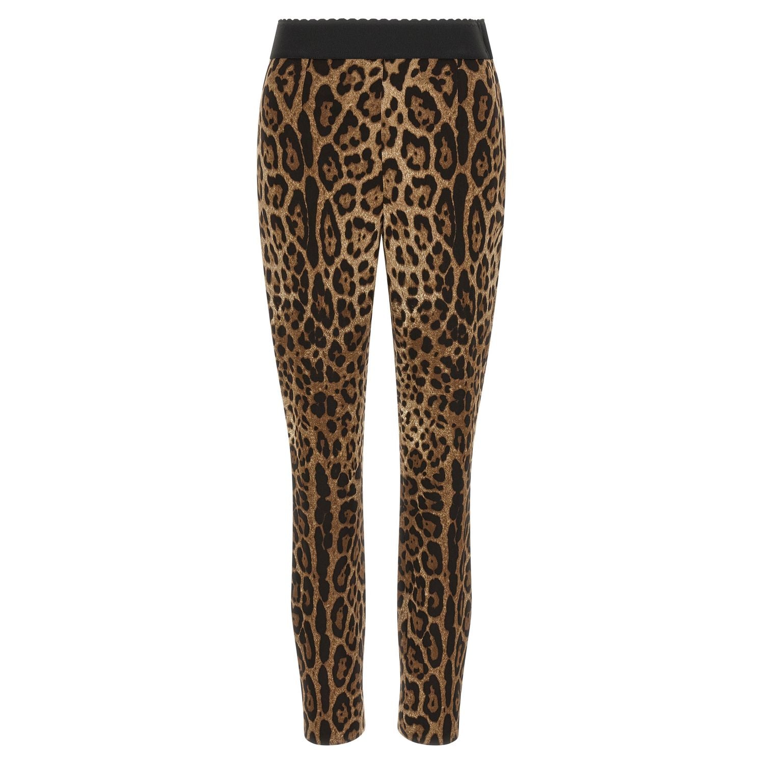 Dolce & Gabbana Brown Viscose Leggings