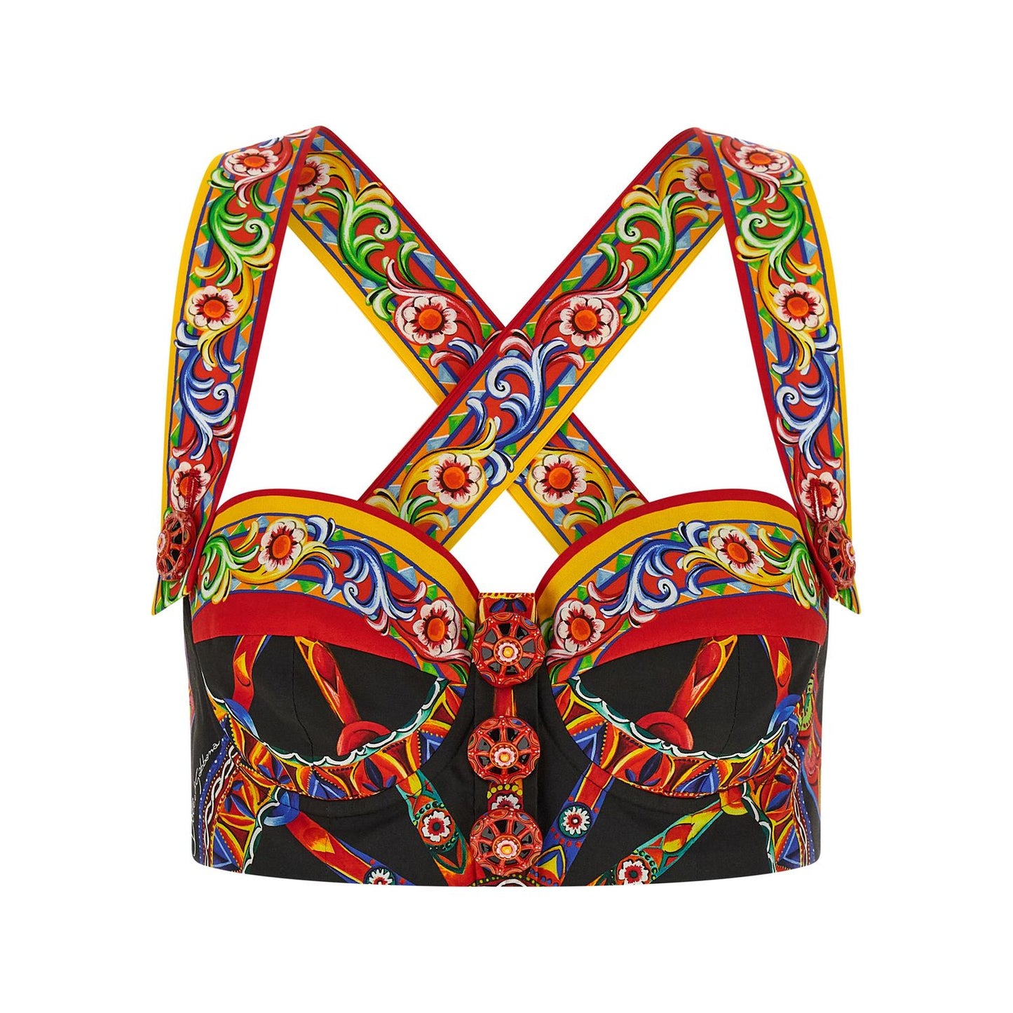 Dolce & Gabbana Multicolor Cotton Blouse