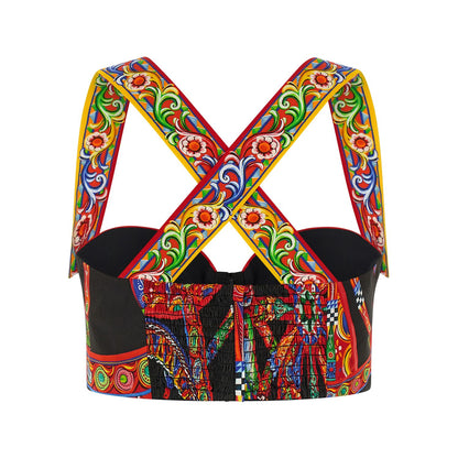 Dolce & Gabbana Multicolor Cotton Blouse