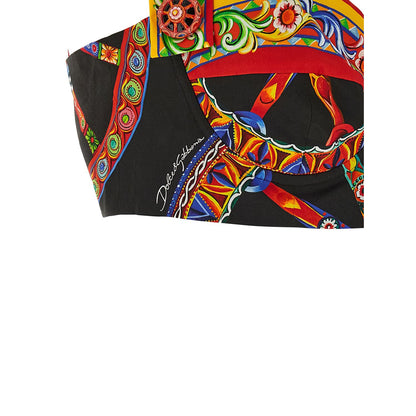 Dolce & Gabbana Multicolor Cotton Blouse