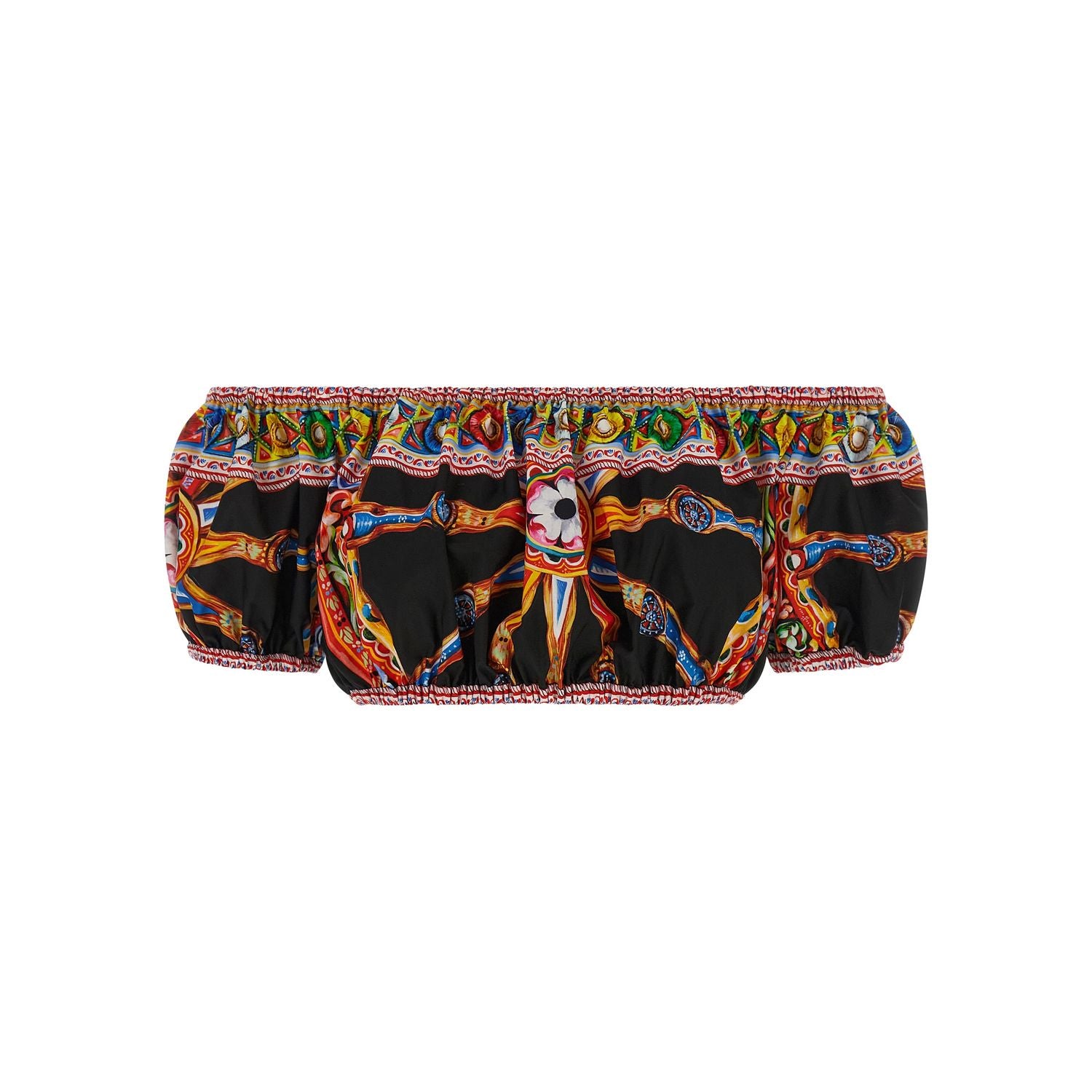 Dolce & Gabbana Multicolor Cotton Pattern Shirt