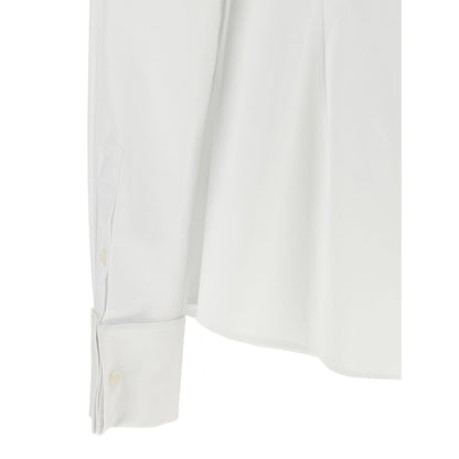 Dolce & Gabbana White Cotton Blouse