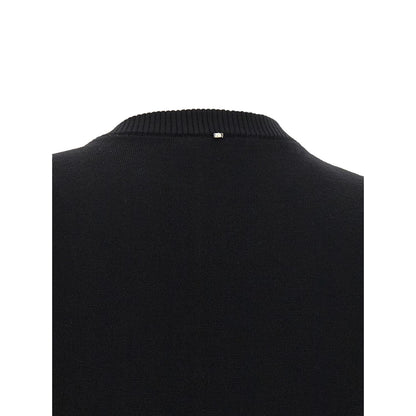 Sportmax Black Virgin Wool Tank Tops