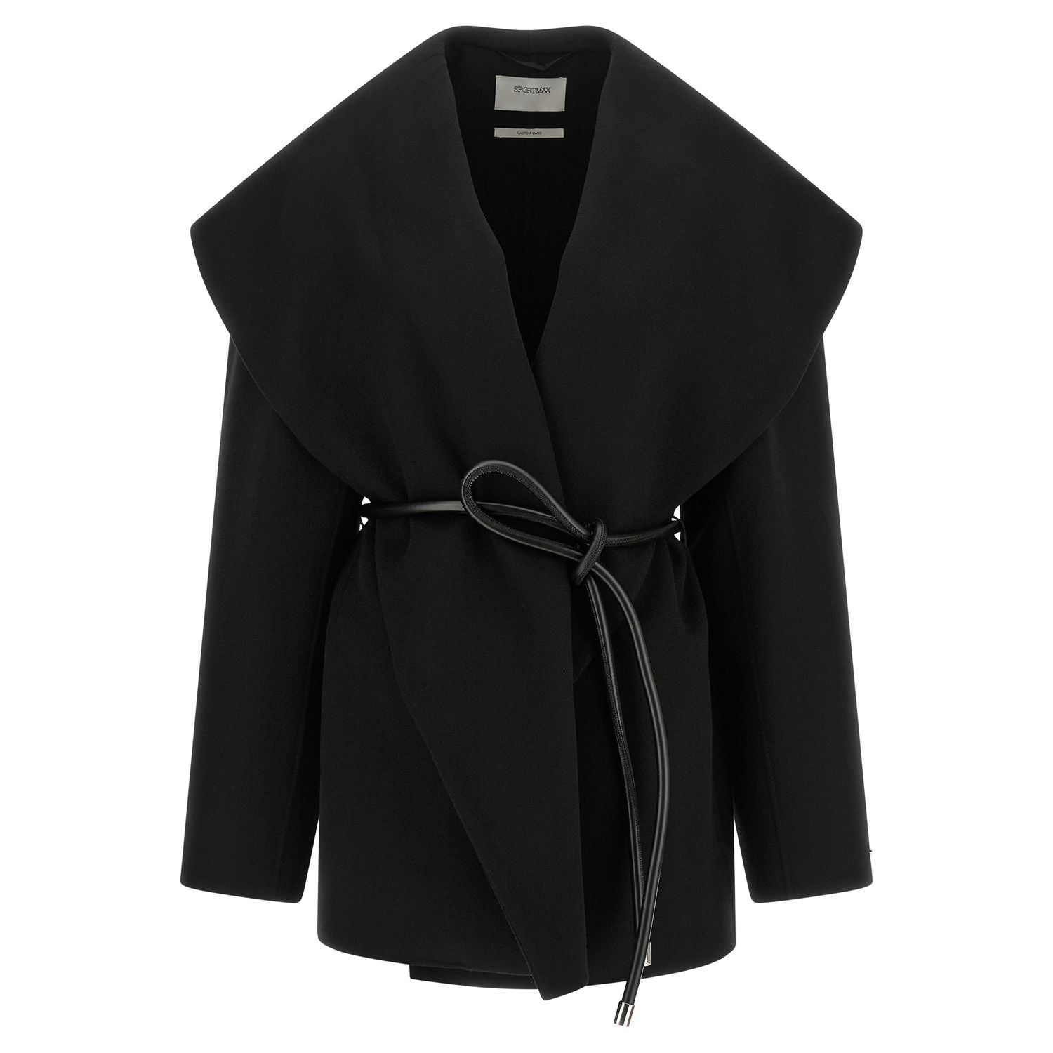 Sportmax Black Wool Coat
