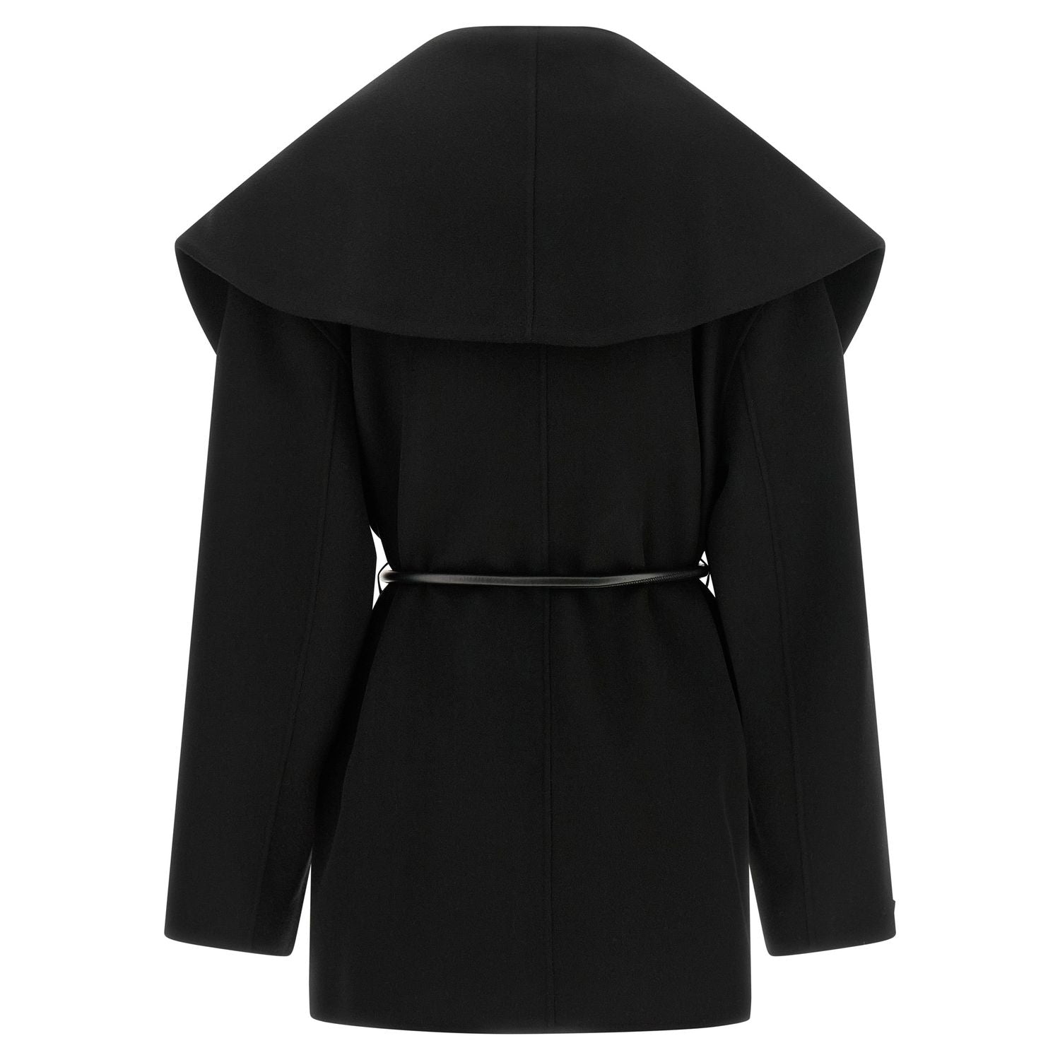 Sportmax Black Wool Coat
