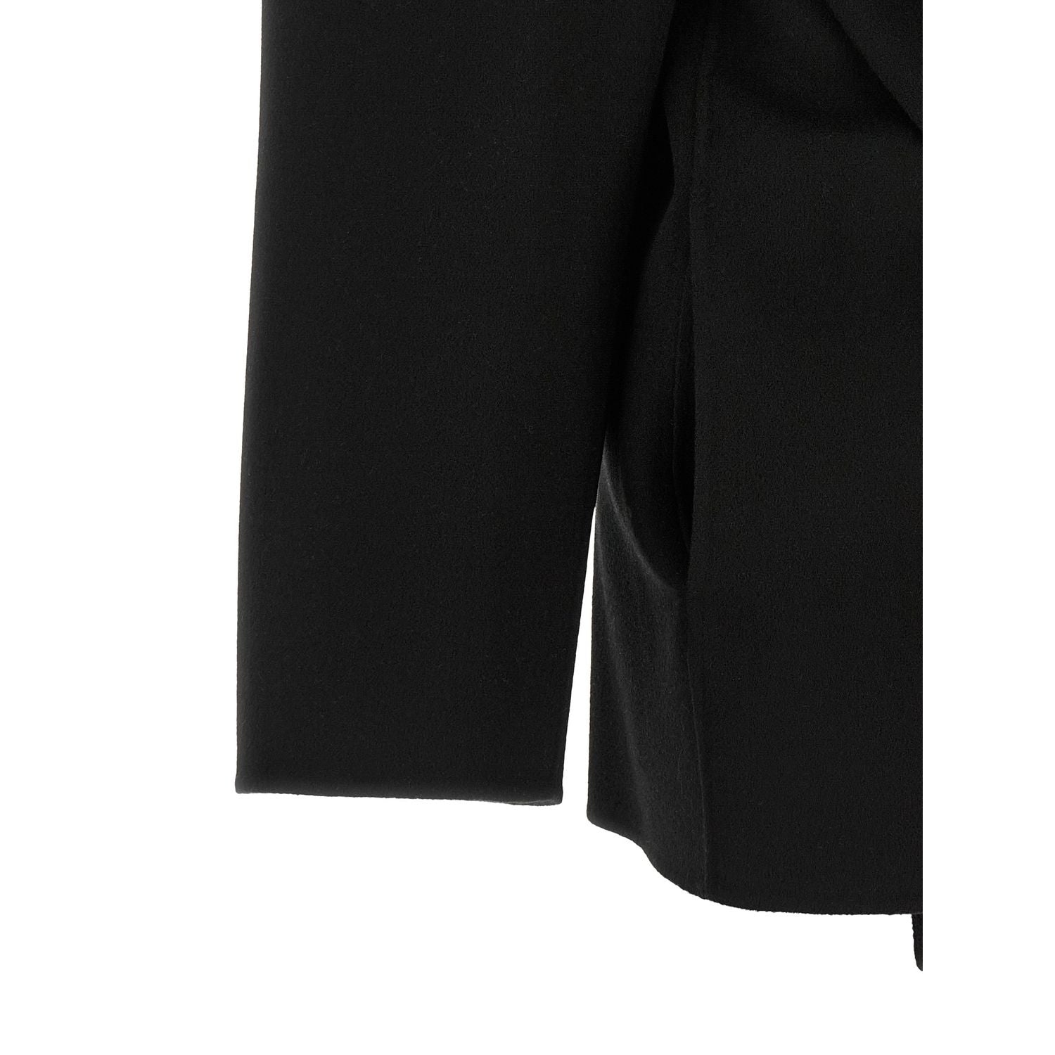 Sportmax Black Wool Coat
