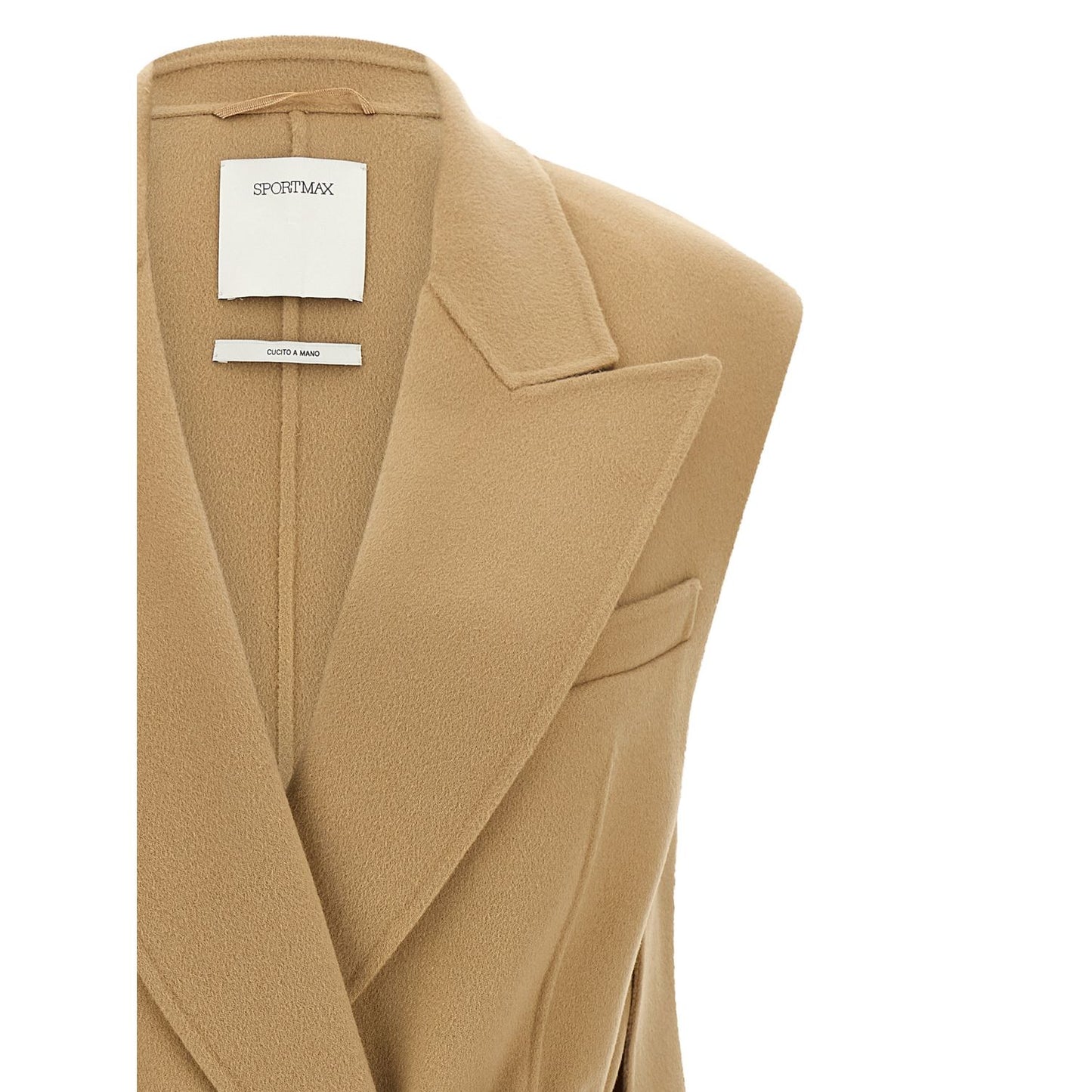 Sportmax Beige Wool Blazer