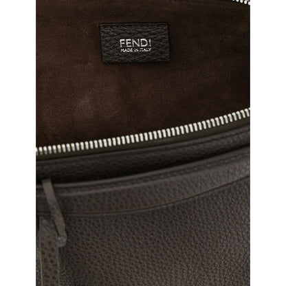 Fendi Brown Calfskin Handbag