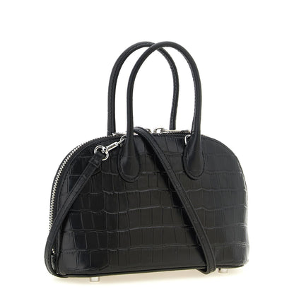 Self-Portrait Black Cowhide Handbag