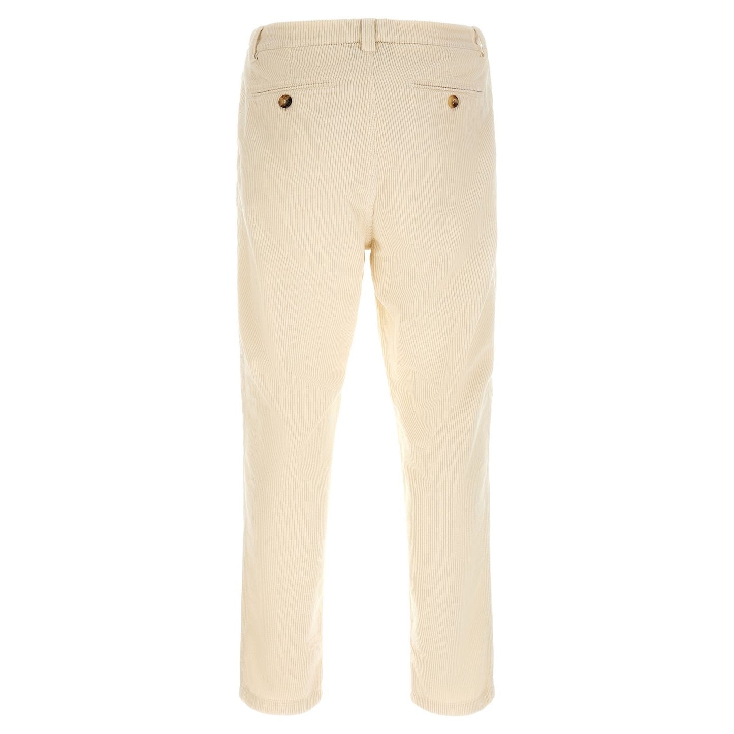 Brunello Cucinelli Beige Cotton Casual Pants