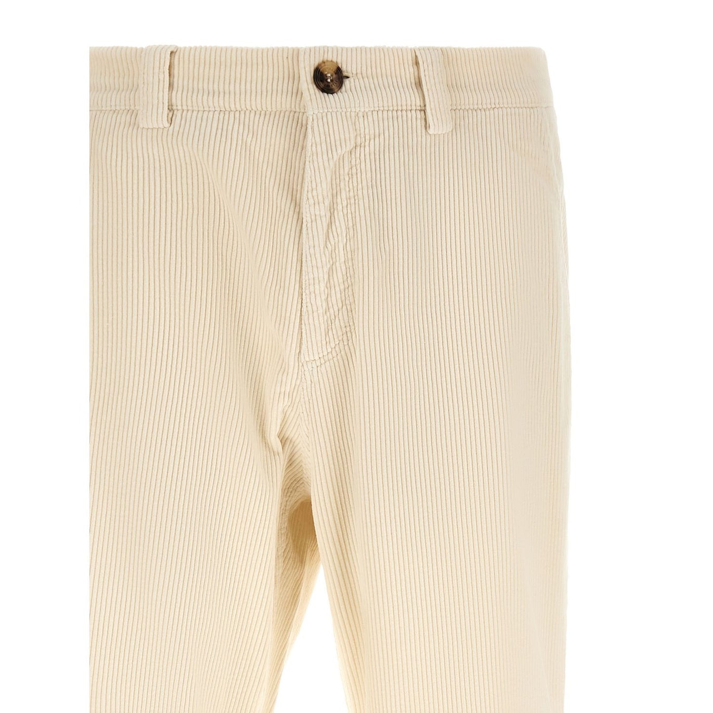 Brunello Cucinelli Beige Cotton Casual Pants
