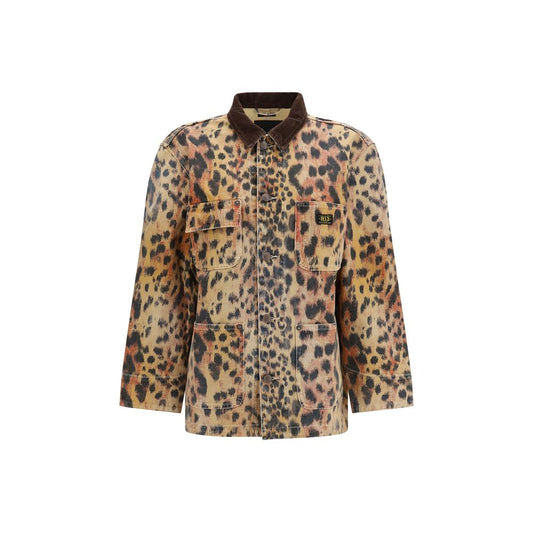 R13 Multicolor Cotton Full-Length Jacket