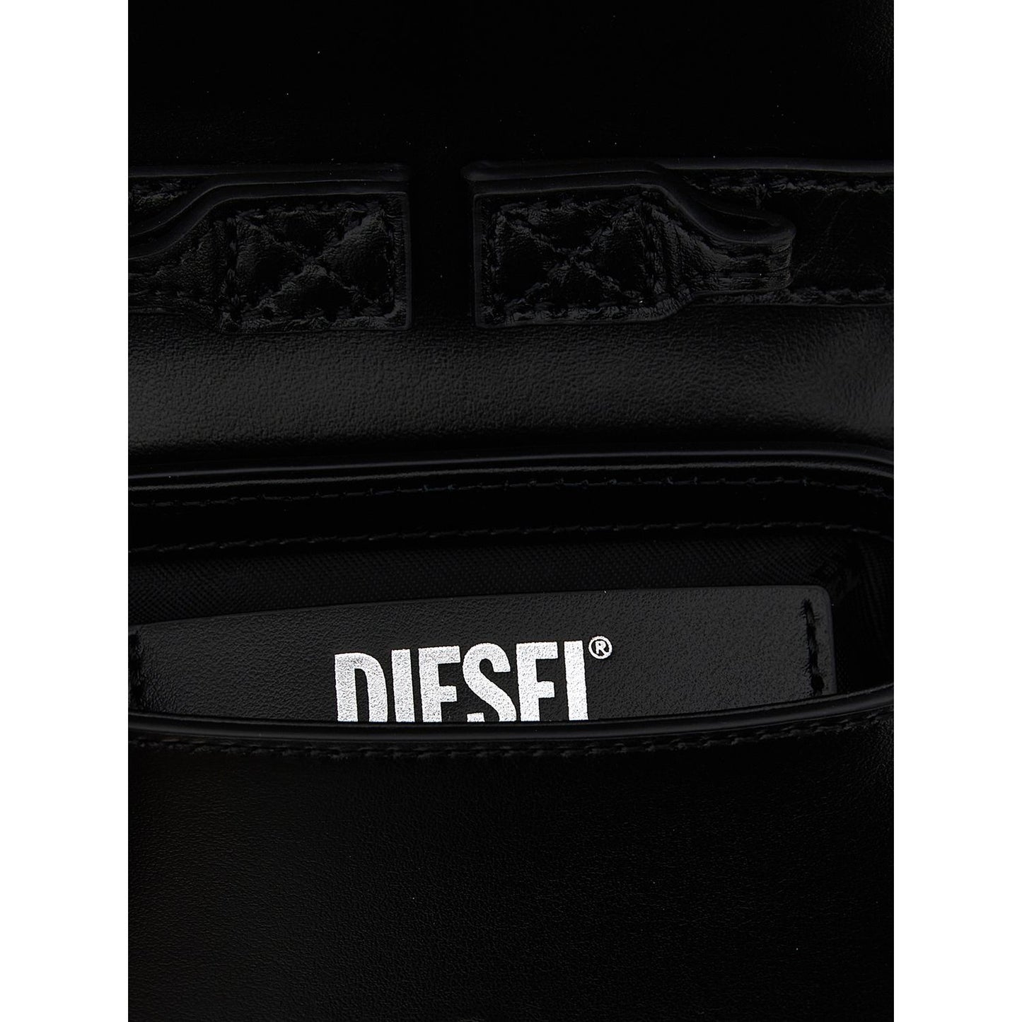 Diesel Black Cowhide Handbag