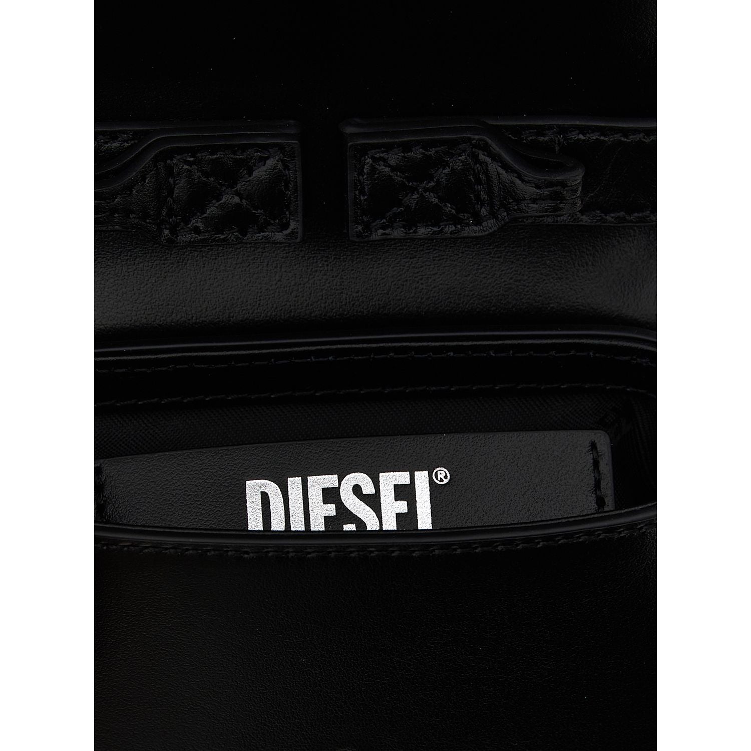 Diesel Black Cowhide Handbag