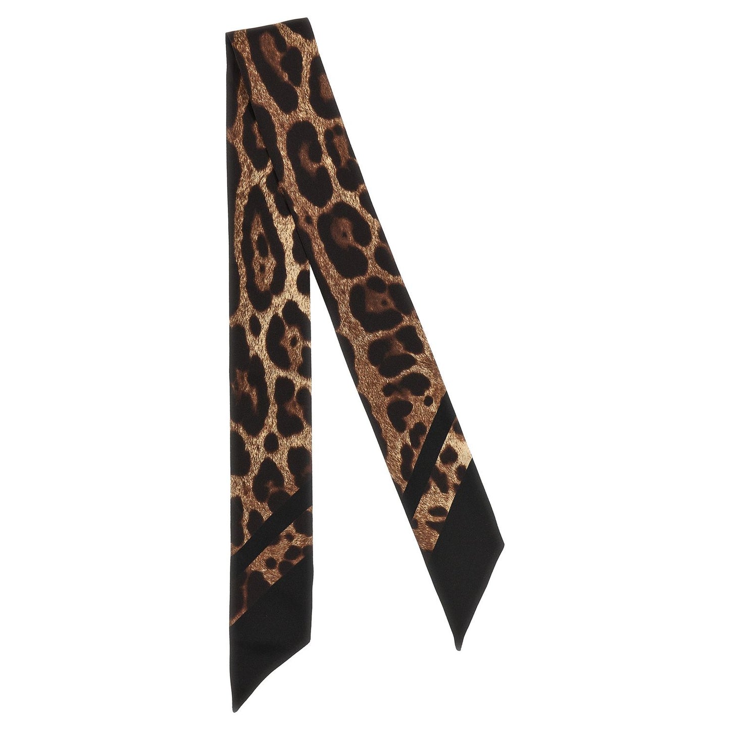 Dolce & Gabbana Brown Silk Foulard